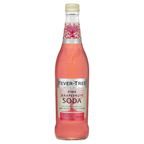 Picture of Fever-Tree Pink Grapefruit Soda Bottle 500ml