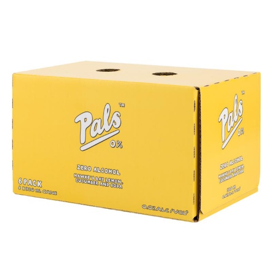 Picture of Pals 0% Hawke's Bay Lemon, Cucumber Cans 6x330ml