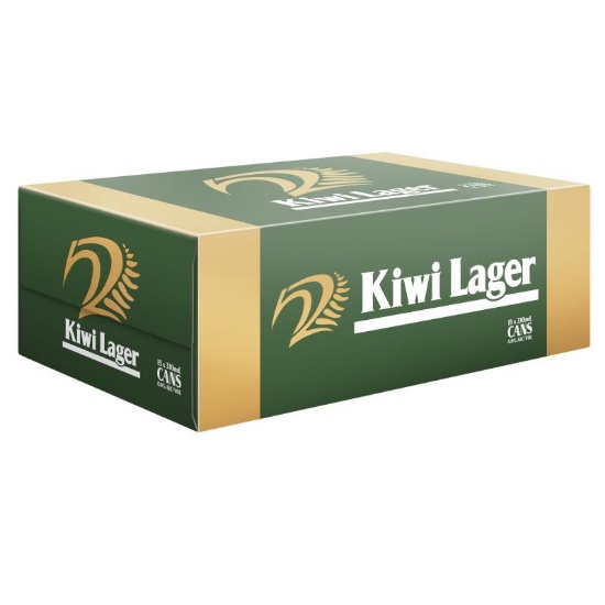 Picture of Kiwi Lager Cans 15x330ml