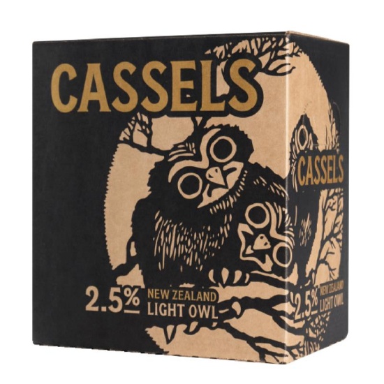 Picture of Cassels Light Owl 2.5% Bottles 6x328ml