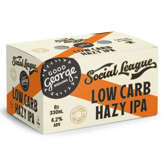 Picture of Good George Social League Low Carb Hazy IPA Cans 6x330ml