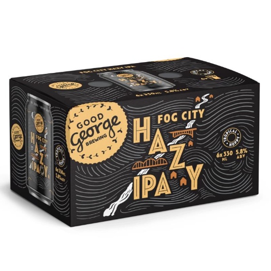 Picture of Good George Fog City Hazy IPA Cans 6x330ml