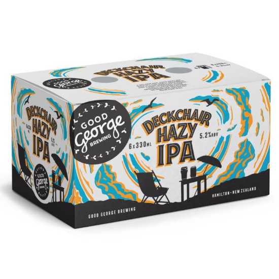 Picture of Good George Deck Chair Hazy IPA Cans 6x330ml