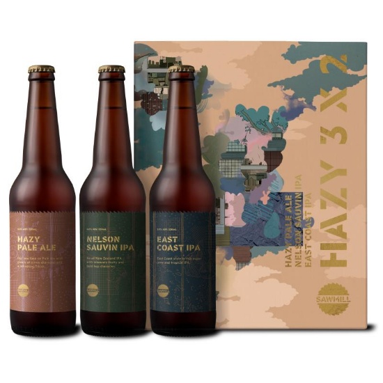 Picture of Sawmill Hazy Three by Two Bottles 6x330ml