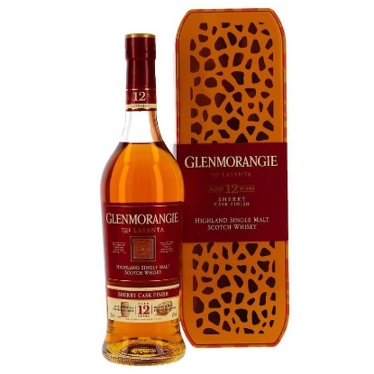 Glenmorangie 10 Yr Single Malt Scotch with Giraffe Tin (750 ML), Scotch