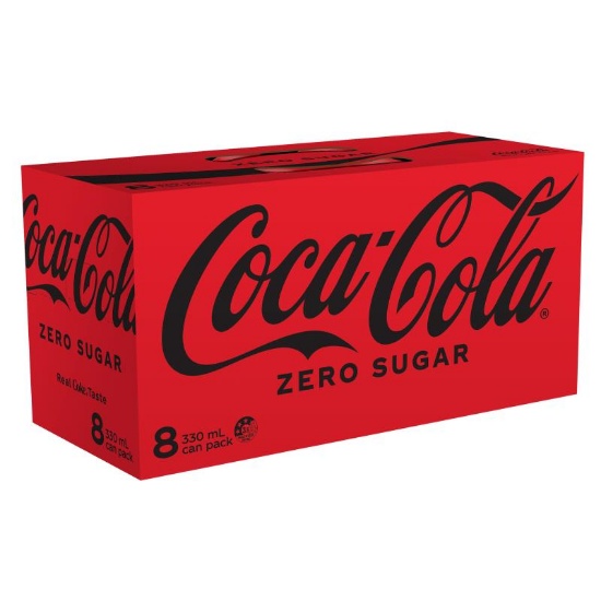 Picture of Coca-Cola Zero Sugar Cans 8x330ml