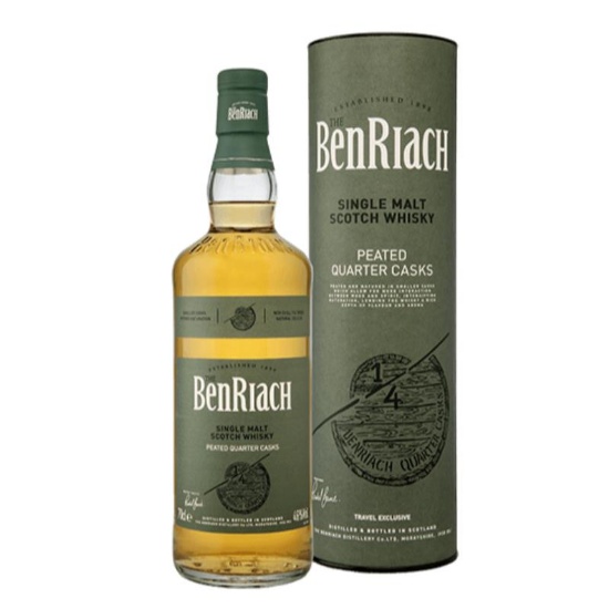 Picture of The BenRiach Peated Quarter Casks Single Malt 700ml