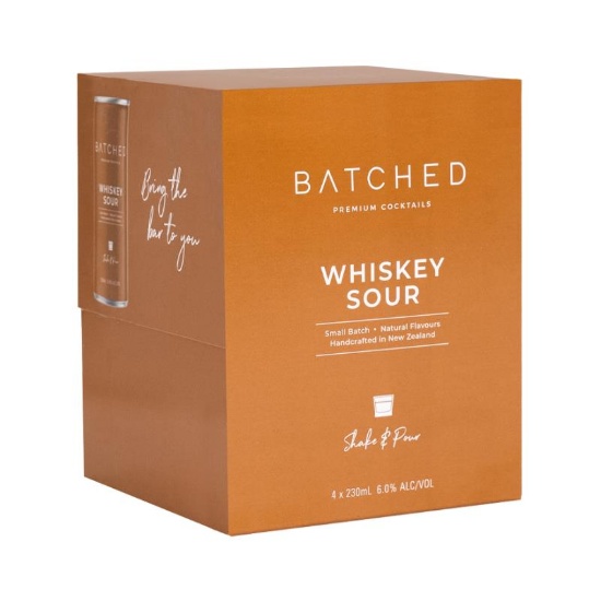 Picture of Batched Whiskey Sour 6% Cans 4x230ml