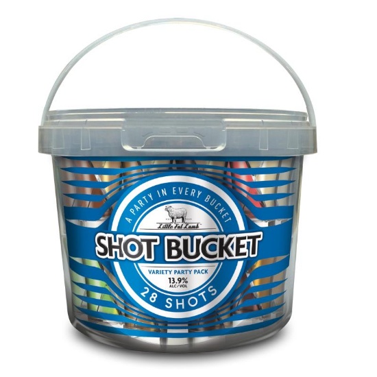 Picture of Little Fat Lamb Shot Bucket Variety Party Pack 13.9% Bucket 28x30ml