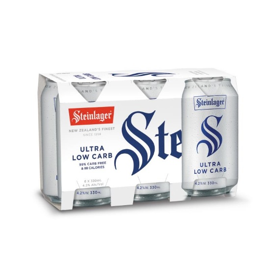 Picture of Steinlager Ultra Low Carb Cans 6x330ml