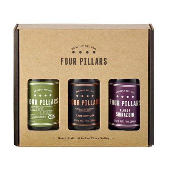 Picture of Four Pillars Gin Gift Pack 3x200ml