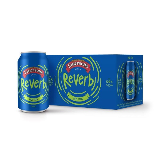 Picture of Emerson's Pioneer Range Reverb NZ IPA Cans 6x330ml