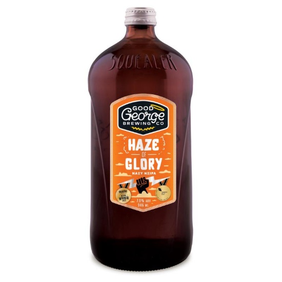 Picture of Good George Hazy of Glory Hazy NZIPA Bottle 946ml