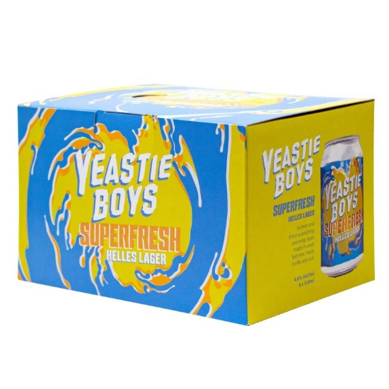 Picture of Yeastie Boys Superfresh Helles Lager Cans 6x330ml
