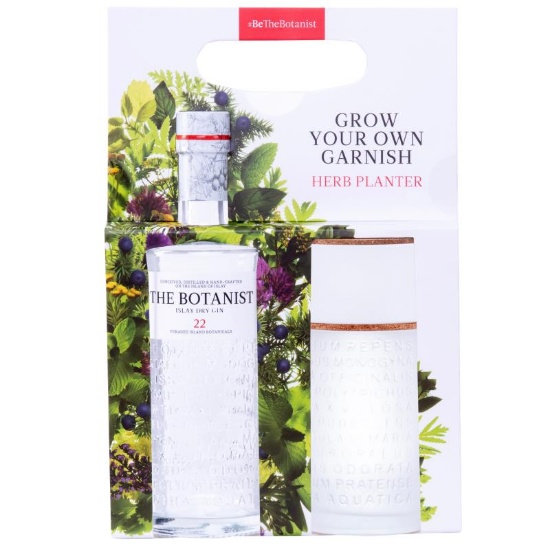 Picture of The Botanist Islay Dry Gin & Grow Your Own Garnish Gift Pack 700ml