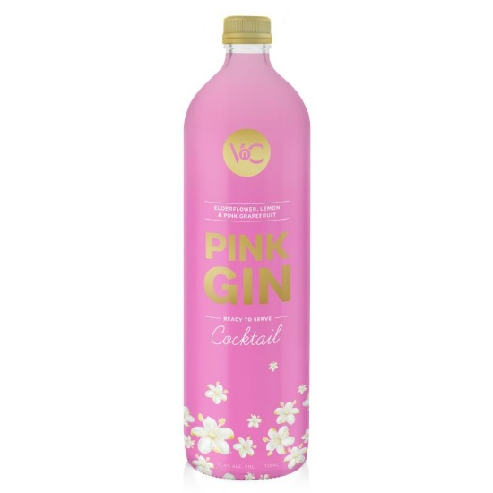 Picture of VnC Pink Gin Cocktail 11.4% Bottle 725ml