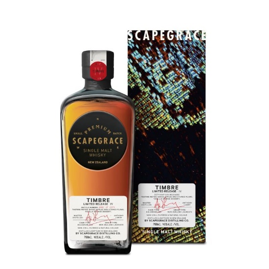 Picture of Scapegrace Timbre Limited Release IV Single Malt 700ml