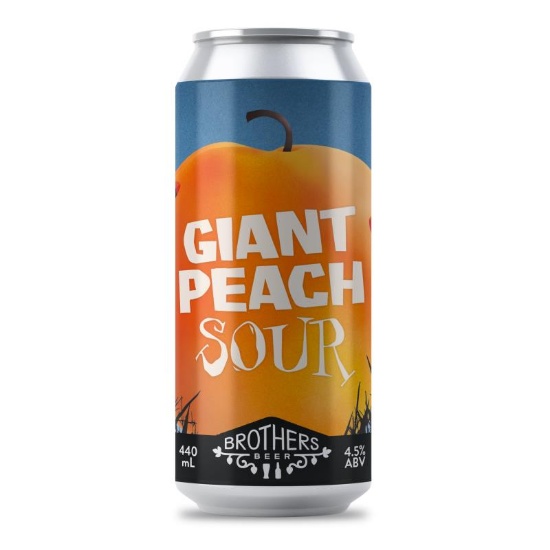 Picture of Brothers Beer Giant Peach Sour Can 440ml