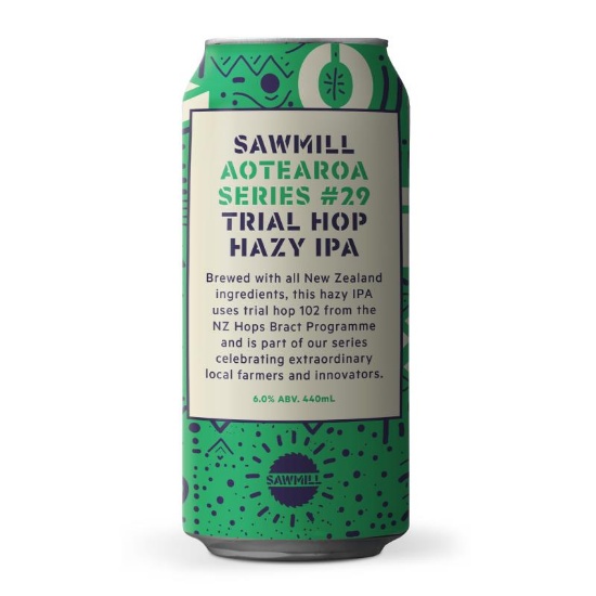 Picture of Sawmill Aotearoa Series #29 Trial Hop Hazy IPA Can 440ml