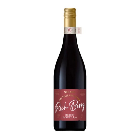 Picture of Selaks The Taste Collection Rich Berry Merlot 750ml