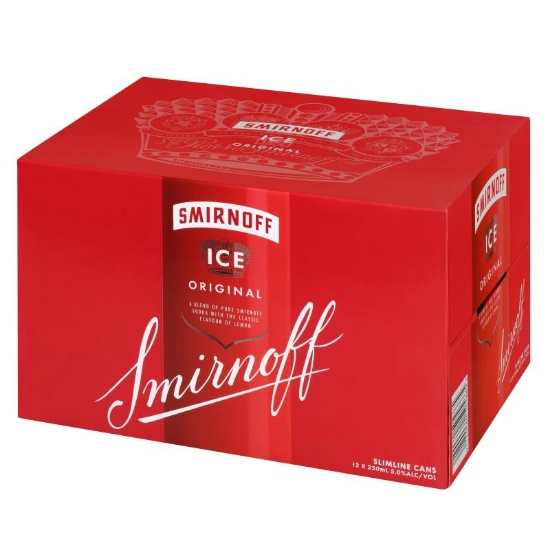 Picture of Smirnoff Ice Original 5% Cans 12x250ml