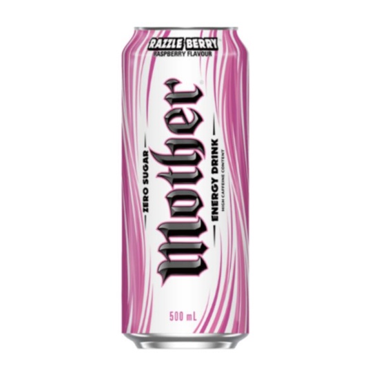 Picture of Mother Energy Zero Sugar Razzle Berry Can 500ml