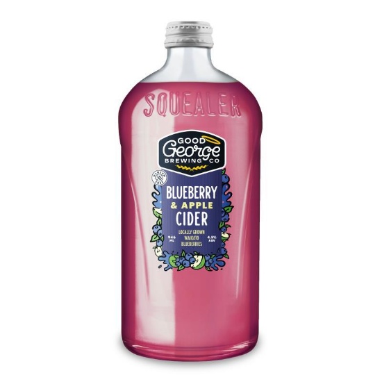 Picture of Good George Blueberry & Apple Cider Bottle 946ml