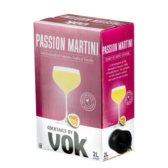 Picture of Vok Cocktails Passion Martini 6% Cask 2 Litre