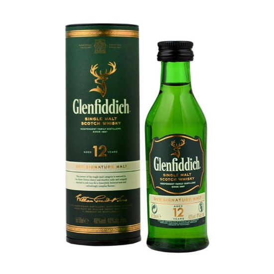 Picture of Glenfiddich 12YO Original Single Malt 50ml