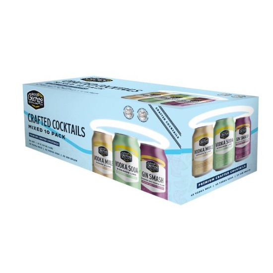 Picture of Good George Crafted Cocktails Mixed 10 Pack 5% Cans 10x330ml