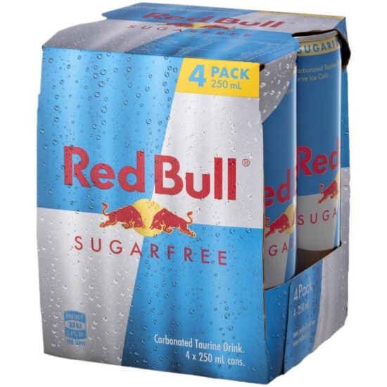 Picture of Red Bull Sugarfree Cans 4x250ml