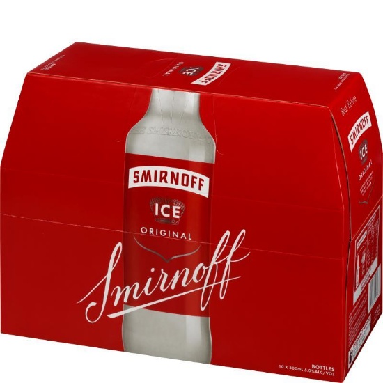 Picture of Smirnoff Ice Original 5% Bottles 10x300ml