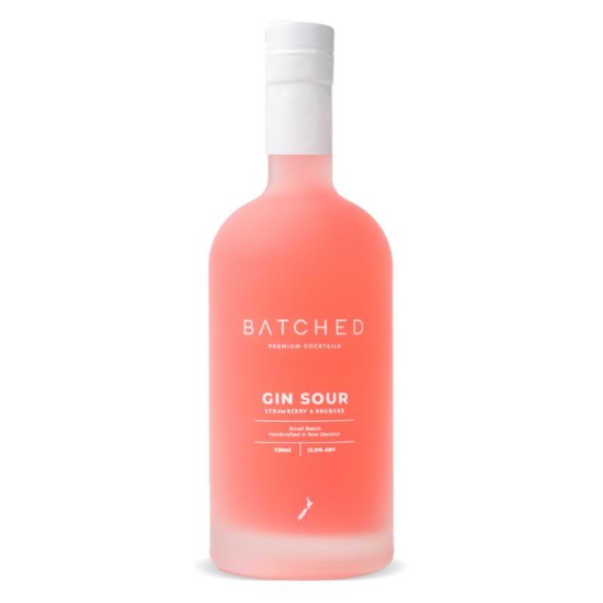 Picture of Batched Gin Sour Strawberry & Rhubarb 725ml