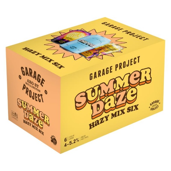 Picture of Garage Project Summer Daze Hazy Mix Six Cans 6x330ml