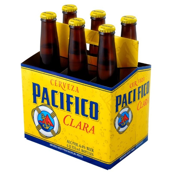 Picture of Pacifico Clara Bottles 6x355ml