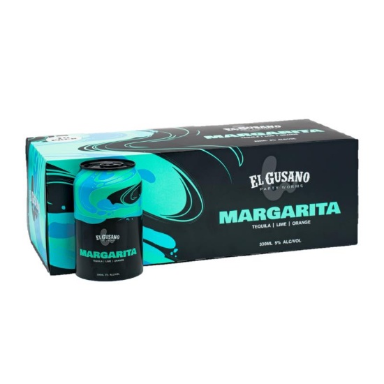Picture of El Gusano Margarita 5% Cans 10x330ml