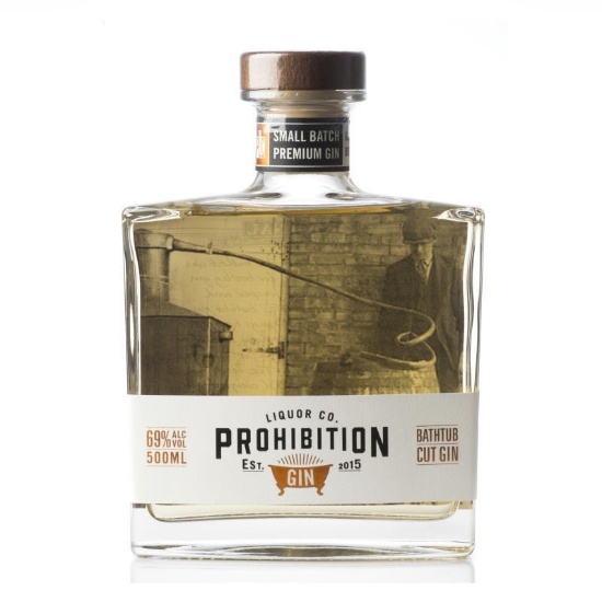 Picture of Prohibition Bathtub Cut Gin 69% 500ml