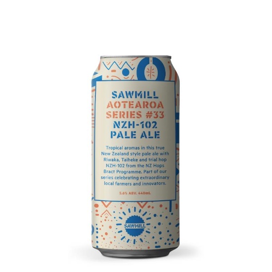 Picture of Sawmill Aotearoa Series #33 NZH-102 Pale Ale Can 440ml