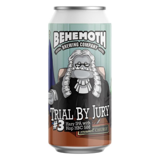 Picture of Behemoth Trial by Jury #3 Hazy IPA Can 440ml