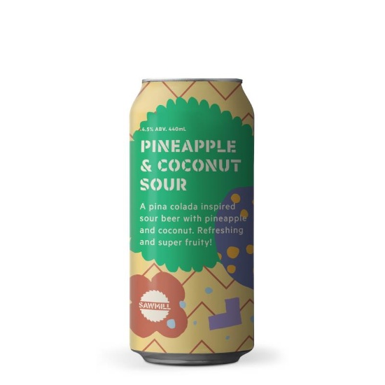 Picture of Sawmill Pineapple & Coconut Sour Can 440ml