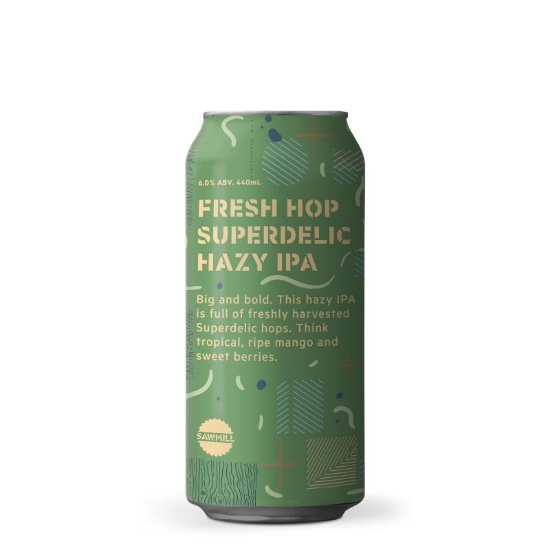 Picture of Sawmill Fresh Hop Superdelic Hazy IPA Can 440ml