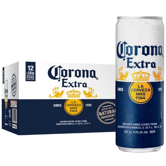 Picture of Corona Extra Cans 12x330ml