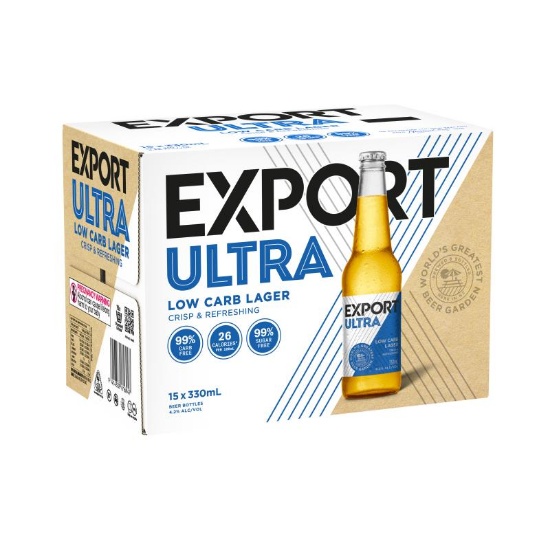 Picture of Export Ultra Low Carb Lager Bottles 15x330ml