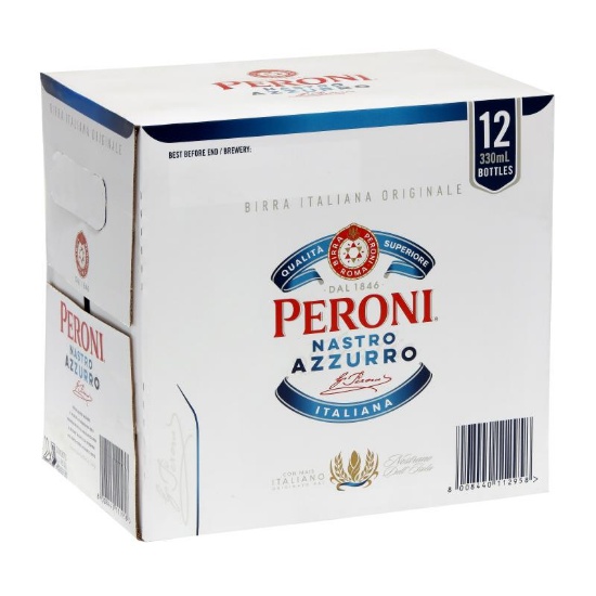 Picture of Peroni Nastro Azzurro Bottles 12x330ml