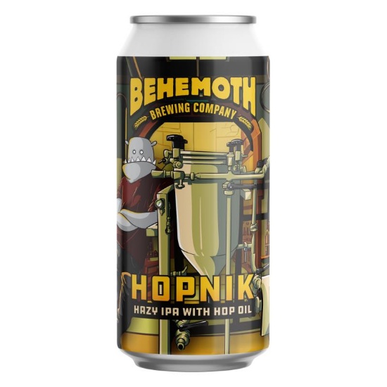 Picture of Behemoth Hopnik Hazy IPA with Hop Oil Can 440ml