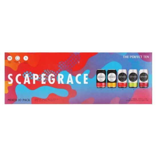 Picture of Scapegrace The Perfect Ten Mixed 10 Pack Cans 10x330ml