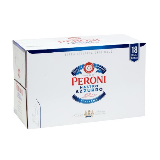 Picture of Peroni Nastro Azzurro Bottles 18x330ml