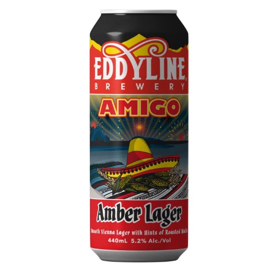 Picture of Eddyline Amigo Amber Lager Can 440ml