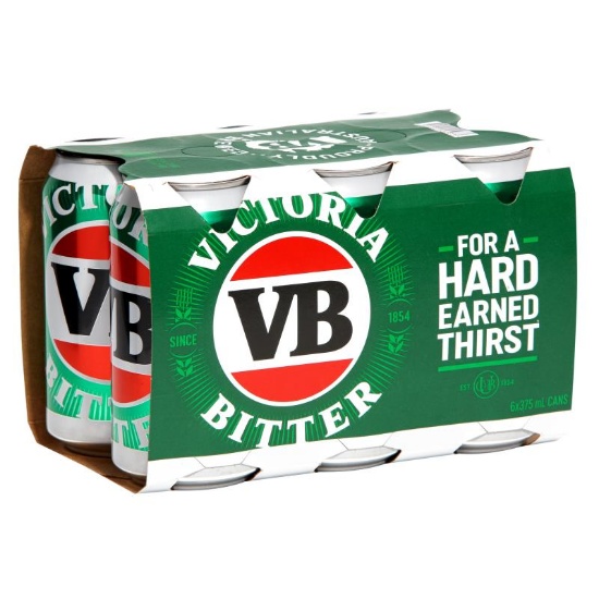 Picture of Victoria Bitter Cans 6x375ml