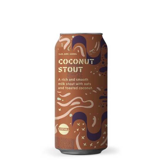 Picture of Sawmill Coconut Stout Can 440ml